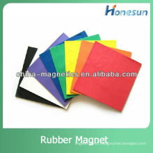 colorful magnetic rubber magnet sheet A4 size